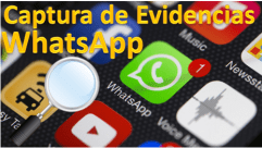 Captura evidencias WhatsApp